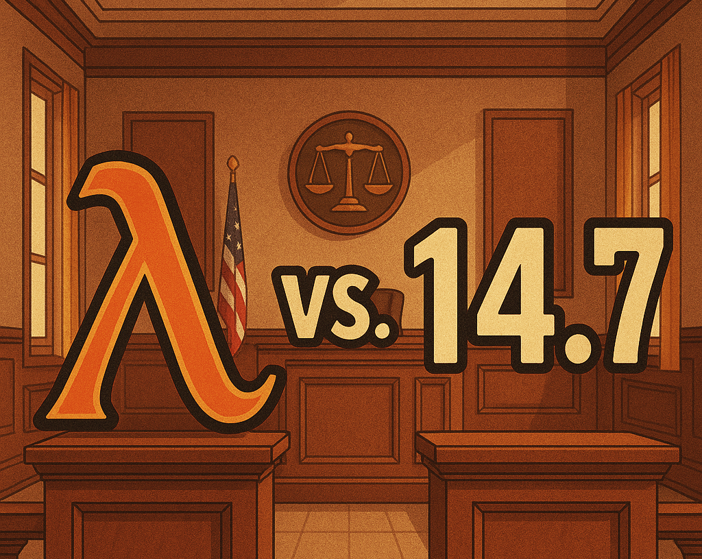 Lambda vs AFR in a Court Room