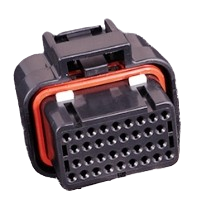 MaxxECU Connector AMP 34pin (PDM20 C1) closeup MaxxECU Connector AMP 34pin (PDM20 C1)